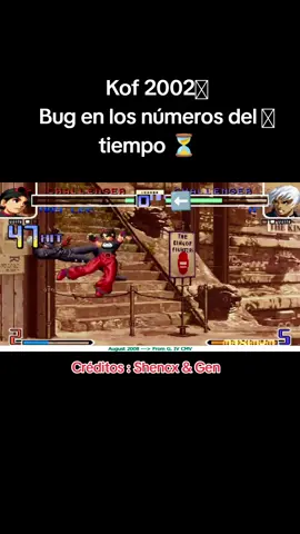 Alterando el tiempo antes de que se acabe el año  Créditos : Shencx & Gen #kof2002 #thekingoffighters #kof #GamingOnTikTok #gamer #Shencx #arcadegame #fightcade #retro #Mayleecombo 