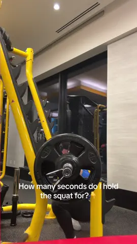 How many seconds do I hold this squat for?