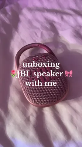 unboxing JBL speaker with me🌷🎀 | #JBL #jblclip4 #unboxing #unboxingvideo #pink #girlstherapy #pinktherapy #unpacking #ワーホリ 
