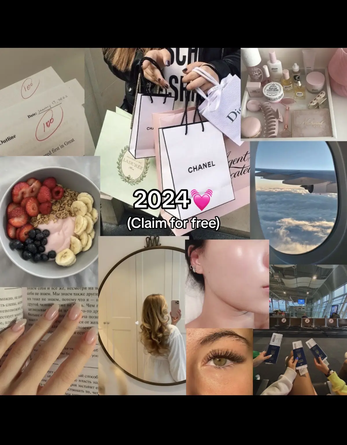 This is your sign to change your year!💓 || #2024 #changeyear #manifest #claim #fyp #fy #viral #goviral #viralvideo #skincare #itgirl #cleangirl #sofieslovelydiary 