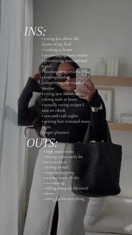 I have a good feeling about 2024 ✨🥂 #insandouts2024 #insandouts #insandoutslist #insandoutschallenge 