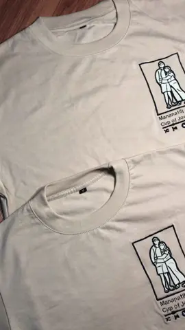 CUSTOMIZED EMBROIDERED DESIGN T-SHIRT for Couple 🫶🏻💗👩‍❤️‍👨 #fypage #fypシ゚viral #fypp 