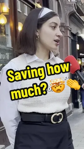I need savings advice from this expert 🤯🤑 #money #interview #savingmoney #savings #voxpop #ukculture 