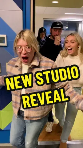 New Year, New Studio! Who do you think is going to be the first person to make a mess in the new space? #brookeandjeffrey @BrookeFox @Jose Bolanos @alexis.fuller 
