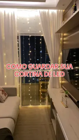 Pega essa dica..👆🏼🧡 . . Nada de cortina de led embaralhada heim. . . Se essa dica te ajudou compartilha com os amigos. #dicas #dicasdeorganização #cortinadeled #decoracaodecasa 