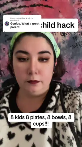 Replying to @Audible Addict #parentsoftiktok #parentinghacks #multiplekids #dishes #choreshack 