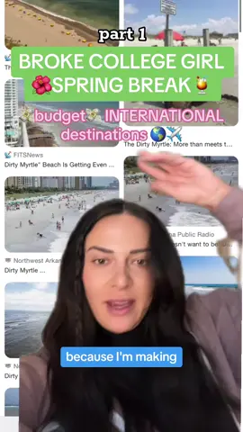 SPRING BREAK TRAVEL 🍹🌺 for my broke girls!!! This will be a series so comment your questions below ✈️ #travellife #springbreak #springbreaktrip #springbreaktravel #collegegirls #collegegirlsoftiktok #brokegirltravel #broketravel #youngtravel #gapyear #cheaptravel #cheaptraveltips #budgettravel #traveltiktok #hostellife #backpackinglife #costarica #panamatravel #mexicotravel 