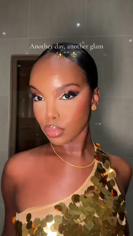another day, another glam using my underpainting technique! My go-to glam for now x #glam #fullglam #glammakeup #blackgirlmakeup #makeup