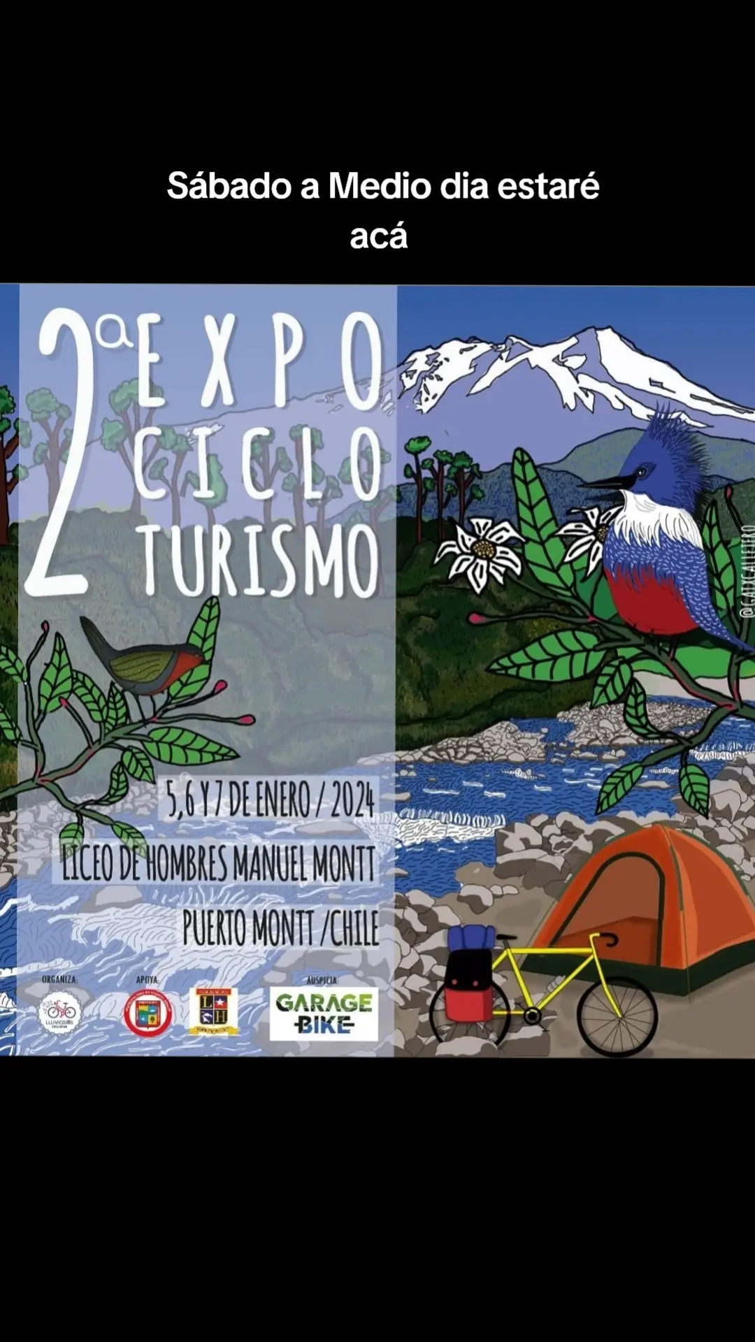 #cicloturismo #cicloviajero #expocicloturismo #puertomontt #regiondeloslagos #landacleta 