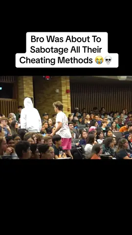 RIP Students 💀 #prank #college #baylenlevine #lecture #viral #library 