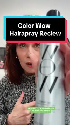 This #flexibleholdhairspray by @Color Wow Hair is AMAZING!!! How am I able to run my fingers through my hair and still keep its style 🤯 #hairstyle #ttsacl #beautyover50 