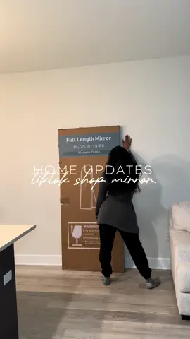 Tiktok shop done got me again. For reference, I am 5’4 and honestly the video doesn’t do this mirror justice. Its a really nice size if youre trying to center/ground your living area. I got the largest size and i am so in love yall lol im getting another one   #fyp #fypシ #alanareliford #CapCut #blackgirltiktok #MakeRegularGirlsGreatAgain #viralmirror #sweetfurniture #tiktokshop #homedecor 
