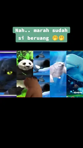 binatang2 susah tangkap 🤭🤣🤣🤣.  inda membayar tu sekarang 🤭#newyear2024 #Meme #MemeCut #CapCut #game #susahbayar #judiharam #angrybear #sadbrownbear 