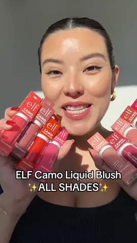 ELF Camo Liquid Blush ✨ All Shades ✨ #elfcosmetics #elfcamoliquidblush #camoliquidblush #liquidblush #elf 