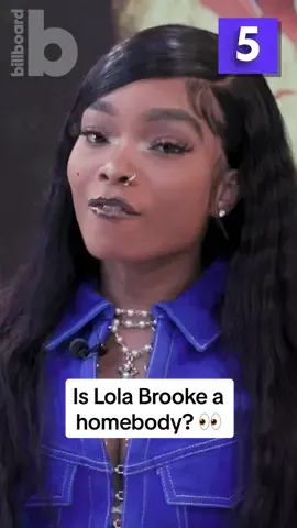 True or false: @Binyy is a homebody 👀 Watch 5️⃣ things you might not know about her on Youtube.com/Billboard #lolabrooke #homebody #billboard #5things