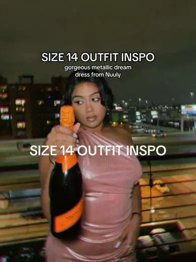 debated posting these bc the dress looked a lil too form fitting but i look good af AND i have a belly and both can exist and be true at the same time thank u  DRESS: @nuuly rent | nuuly thrift  #outfitposing #outfitinspo #size14fashion #size14 #nuuly 