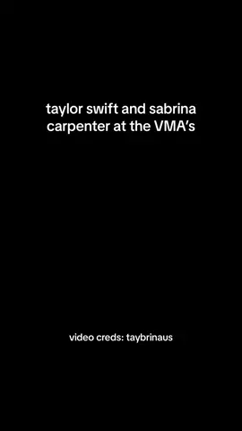 these clips posted by taybrinaus of taylor swift and sabrina carpenter at the vma’s is so cute! sabrina and taylor have the cutest friendship. #taylorswift #taylorswifterastour #taylorsversions #taylornation #theerastour #taylorswifttok #taylorswiftedit #sabrinacarpenter #sabrinacarpentermusic #taylorswiftsabrinacarpenter #taylorandsabrina #badfeelingjt #jagwartwin #fyp  original 🎥: @tia 