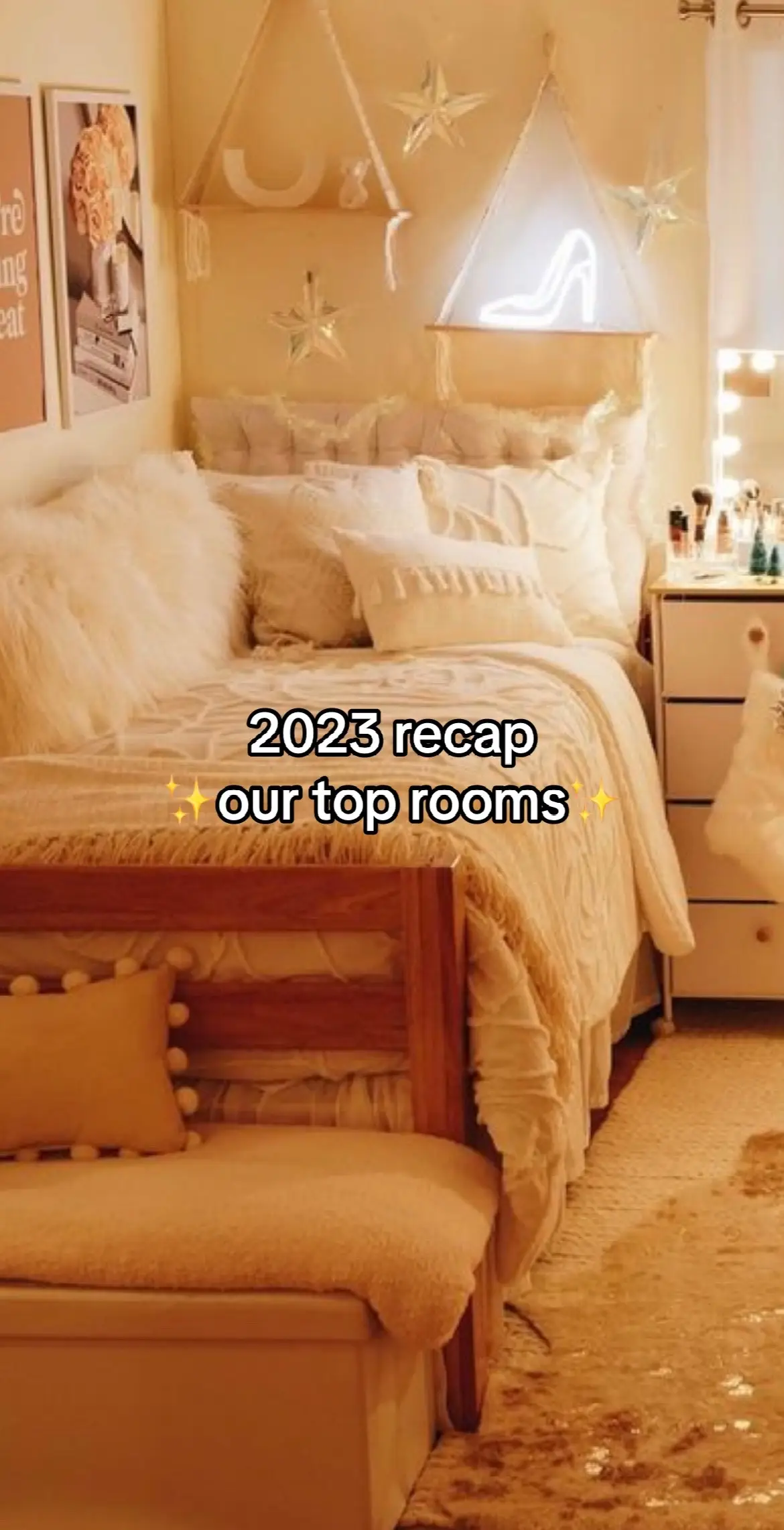 which one is your fav? #yearinreview #recap #dormlife #dormdecor #RoomTour #2023 #newyear #wrapped 