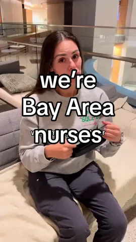 we’re Bay Area nurses, of course we make a six figure salary WITHOUT overtime 🤭  disclaimer: all video clips were filmed while we were OFF the clock #bayareanurse #norcalnurse #nursesalary #nursing 