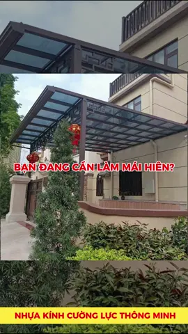 Mái hiên thông minh không cần thi công, lắp đặt vô cùng đơn giản với mái hiên canopy #xuhuong #xuhuongtiktok #maihien #tamlaysang #canopy 