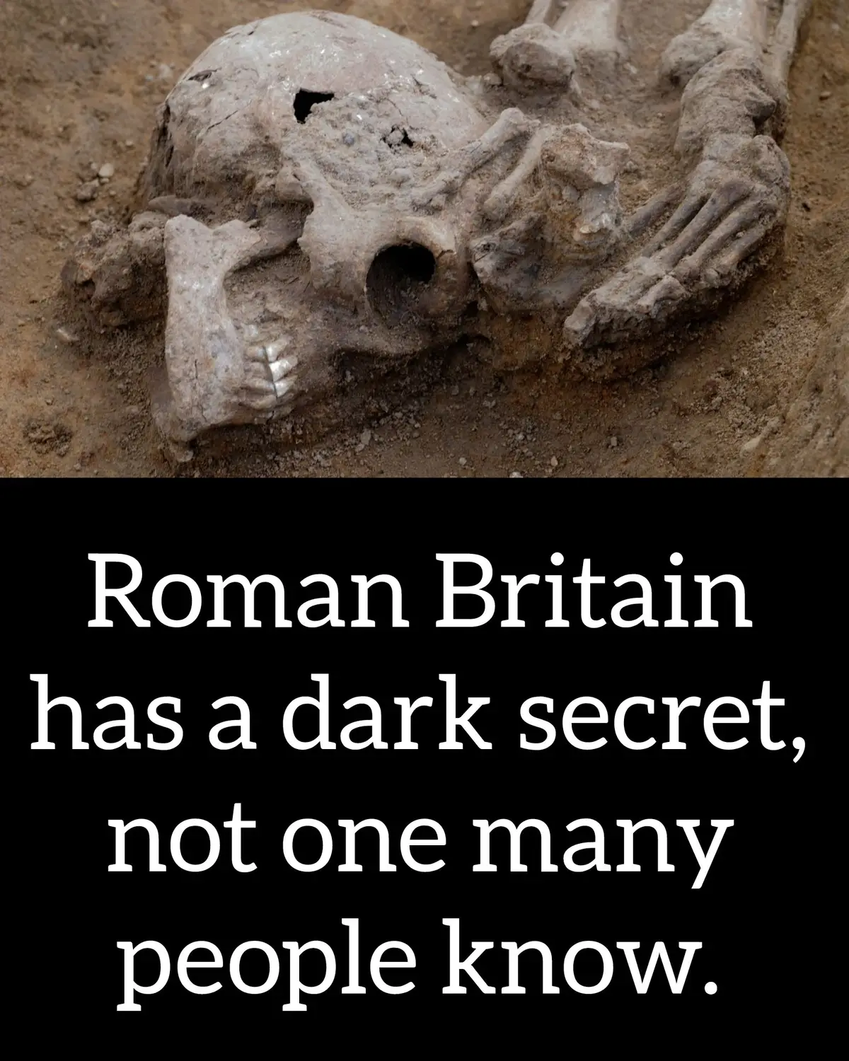 why were these people buried without their heads? #romanempire #romanbritain 