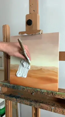 a whale breaching out of time, leaving its remains in the dunes… #art #painting #artist #fyp #davidambarzumjan #brushstrokesintime 