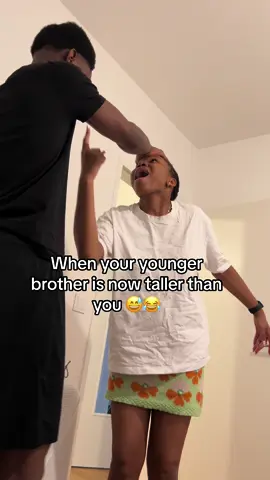 Once they grow taller it’s over 😂 #Siblings#fyp#goviral 