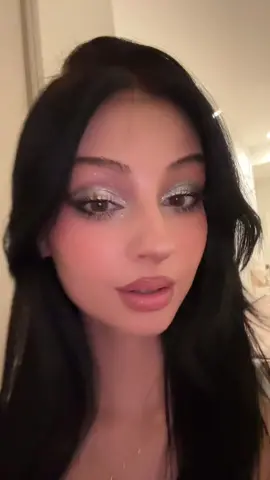 silver eyeshadow is life changing actually 
