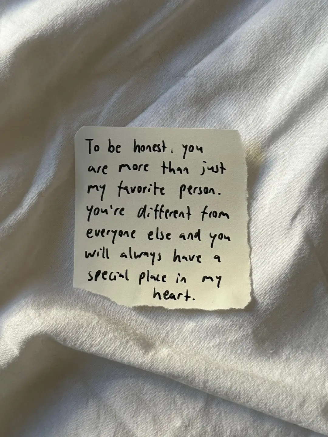 you are more than my favorite person. you're different from everyone else and you will always have a special place in my heart #iloveyou #youhavemyheart #imsogladyouexist #Love 