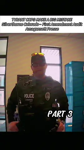 TYRANT COPS MAKE A BIG MISTAKE - Silverthorne Colorado - First Amendment Audit - Amagansett Press #cops #police 