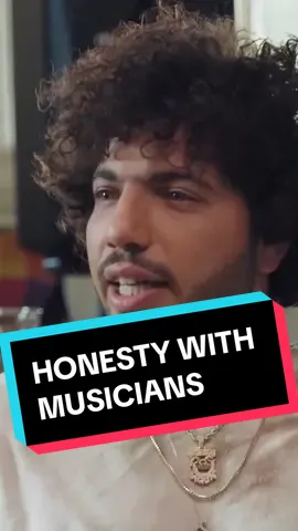 Benny Blanco talks about honesty with musicians #fyp #viral #bennyblanco #musicproducer #songwritersoftiktok 