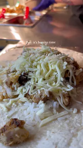 Burrito time #burrito #customerpov 