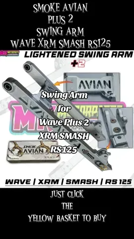 Swing Arm for Wave Plus 2 Xrm smash rs125 #fyp #foryou #smokavian #swingarm #smokswingarm 