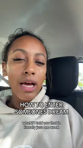 how to enter someones dream 💤