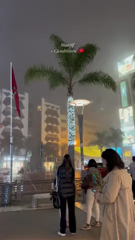 Foggy night in Maarif, Casablanca 🌙🇲🇦 #morocco #travel #casablanca #habous #PlacesToVisit #fyp #travelmorocco #maghreb #morccocasablanca #visitmorocco #2023travel #christmas #bucketlisttravel #marruecos #beach #hassaniimosque #sea #tourist #mosque #islam #animals #aquarium #fish #shopping #planetstore #night #maarif 
