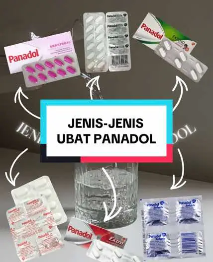 Korang pernah ambil tahu tak tentang jenis-jenis ubat Panadol? Atau korang hanya telan je asalkan sakit atau migraine korang hilang ? Mari saya share beberapa jenis, fungsi dan berbezaan setiap Panadol. 💊PANADOL MENSTRUAL Panadol jenis ini adalah untuk melegakan sakit sengugut wanita. Ambil ubat ini ikut keperluan sahaja . 💊 PANADOL OPTIZORB Panadol jenis ini mengandungi calcium carbonate untuk penyerapan yang lebih baik. Ubat jenis ini sesuai untuk yang mempunyai masalah Gastrik . 💊 PANADOL EXTEND Panadol jenis ini tahan lama dalam tubuh badan kita . Kesannya mampu kekal sehingga 8 jam . Sesuai untuk yang mengalami masalah sakit-sakit otot . 💊 PANADOL ACTIFAST Panadol jenis ini mengandungi garam sodium yang tinggi untuk keberkesanan yang lebih cepat . Ubat ini tidak sesuai untuk yang ada Darah Tinggi . 💊PANADOL EXTRA Panadol jenis ini sesuai untuk yang ada masalah migrain atau sakit yang lebih kuat . Namun ubat jenis ini TIDAK DIGALAKKAN untuk ibu mengandung atau ibu yang menyusu  💊 PANADOL SOLUBLE Panadol jenis ini sesuai untuk jenis orang yang tak reti telan ubat jenis Pill . Namun ubat ini mengandungi garam sodium yang tinggi. Tidak sesuai untuk yang ada Darah Tinggi. 📌 TAKE NOTE : Jangan Cepat atau Kerap ambil ubat tahan sakit jenis NSAID (ibuprofen, naproxen, voren, diclofenac) . Ubat tahan sakit seperti itu mungkin akan berisiko untuk perut dan buah pinggang #healthylifestyle  #panadol #HealthTips #farmasisihat #fyp