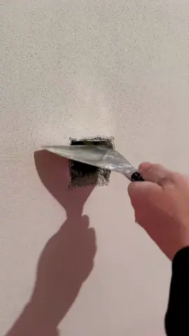 A clean job finishing up the plaster