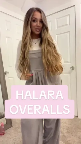 The new Halara Waffle Knit Overall Jumpsuit!!! SO cute, comfy, and has anti-wrinkle material!  #halara #halaraus #halaraeveryday @Halara 