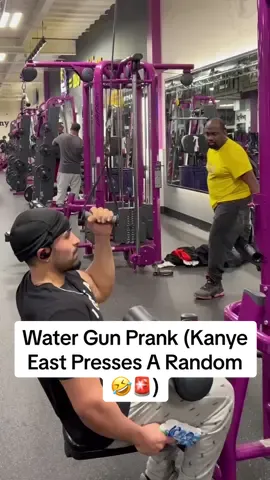 Kanye East Pressed a Random Guy 🤣🤣 #fyp #prank #fypシ #foryoupage #gymhumor #GymTok #lmao 