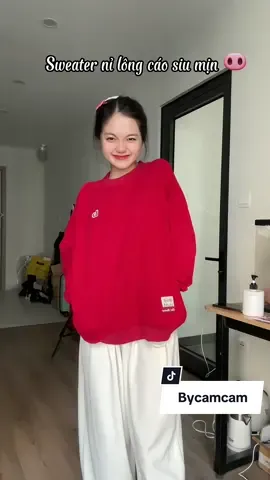 Sweater nỉ lông cáo siu mềm mịn có túi 2 bên nhá #linhlipreview #bycamcam 