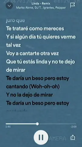 Que tu estas linda y no te dejo de mirar… 💕✨ // #speedsongs #song #parati #linda #canciones #lautygram #peipper #remix 