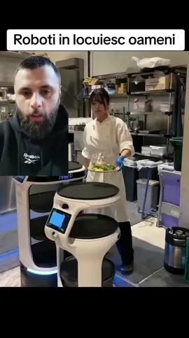 Tehnologia avanseaza pe zi ce trece 🤖👾👽#ai #fy #creative #foryoupageinfo #robot #technology #restaurant #future #uk #city #london #life#România #change #fy #foryou #fypシ #5pasidebine #ionutpromovarii #creative#foryoupage 