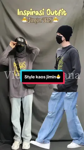 🐣Style With Kaos Nchiiim🐣 Coupelan yuk Army🤗 #jimin #jiminbts #kaosjimin #jiminstyle #inspiredbyjimin #ootdjimin #stylejimin #outfitjimin #fashionjimin #jiminshirt #bts #army #fyp 
