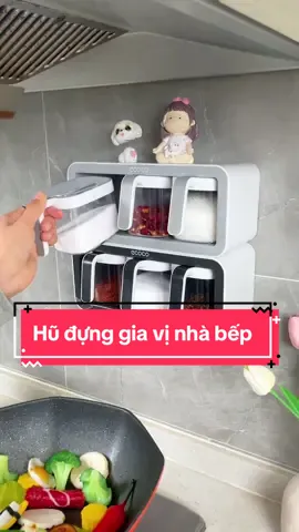 Hũ đựng gia vị nhà bếp tiện lợi, decor siêu xinh 😄 #xuhuong #fypシ #decor 