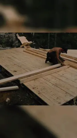 Building a frame house #bushcraftsurvival #bushcrafttrip #camp #outdoor #building #campinglife #usa #fyp #foryou 
