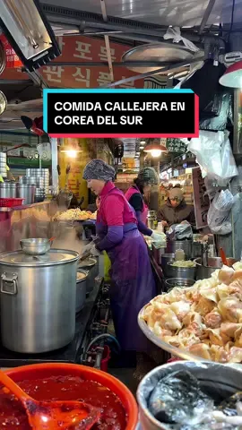 [ COMIDA CALLEJERA EN COREA DEL SUR ]  #korea #corea #seoul #seul #coreadelsur #comidacoreana #comidacallejeracoreana #koreanfood #koreanstreetfood #comidacallejera #viajecorea #southkorea #gwangjangmarket 