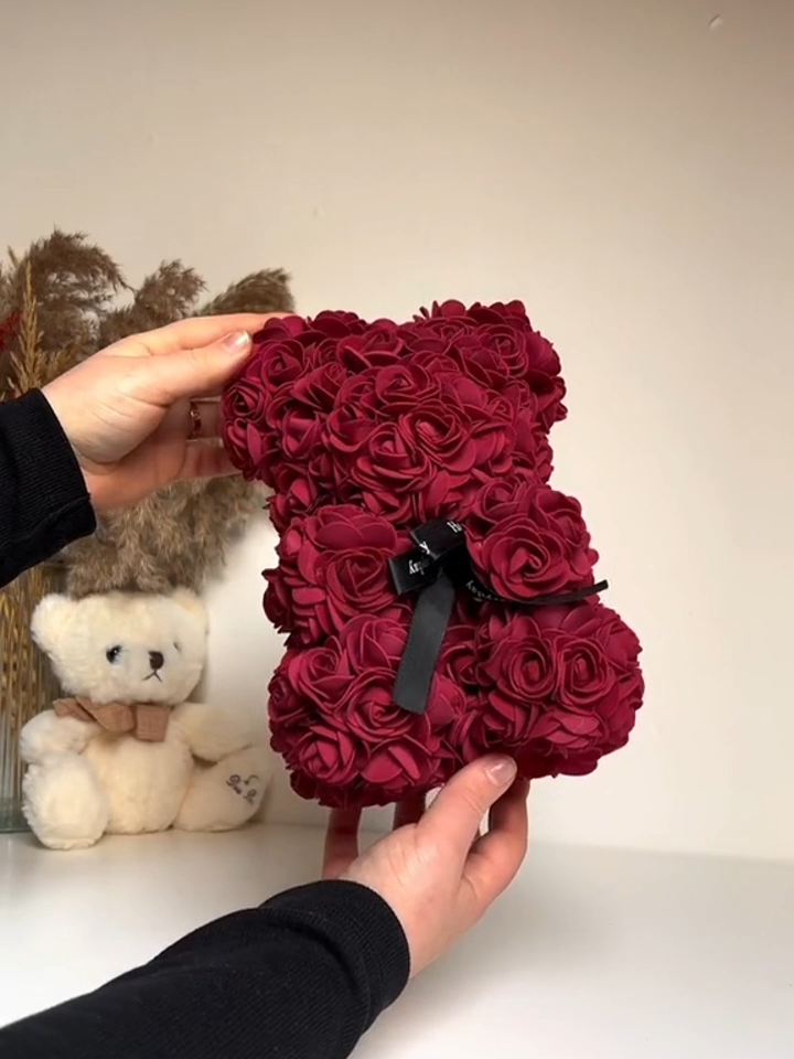 25 cm ROSE TEDDY BEAR!