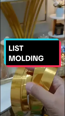 Stiker List Plat Strip Dinding 2 cm panjang 50meter #striker #Striker List Plat #strip #stripgoldmoulding #decordinding #stokterbatas #listmolding molding