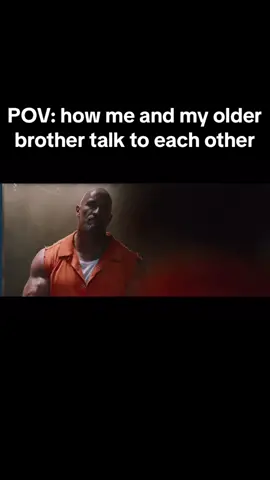 Brother rivalry. #funny #siblingrivalry #Siblings #comed #movie #therock #hobbsandshaw #argue #toxic 