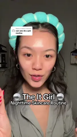 Replying to @claire This is what the it girl’s nighttime skincare routine looks like 🪩🍒 Skincare done by 10 and in bed by 11.  products shown listed below: (not in video since tiktok glitched and deleted my edits and captions THREE TIMES) i spent 4 hours on this video when it should have been 1 im sick of everything and over it!!!!! 🏃🏻‍♀️🚗 anua cleansing oil haru haru wonder cleansing oil haru haru wonder moisture gel cleanser boj green plum refreshing cleanser inkey list salicylic acid cleanser tirtir milk skin toner tirtir sos serum cosrx snail mucin skin1004 probio cica ampoule purito oat in gel cream  skinfix niacinimide barrier gel cream herbivore super nova eye cream  skin1004 bakuchiol eye cream inkey list azelaic acid paulas choice azelaic acid medicube age r booster h  caudalie targeted salyclic soln rael miracle patches  sand&sky dual blemish patches #nighttimeroutine #nighttimeskincare #itgirl #clearskin #glassskin 